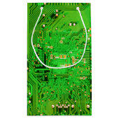 サーキットボードのデザイン スモールペーパーバッグ (裏面)