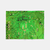 サーキットボードのデザイン フリースブランケット (正面(横))