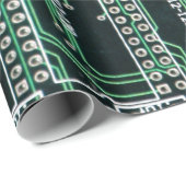 サーキットボードのデザイン ラッピングペーパー (ロールコーナー)