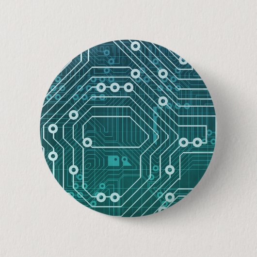 サーキットボードのデータ網 缶バッジ (正面)