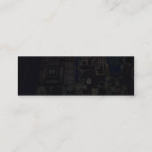 サーキットボードの名刺 スキニー名刺 (裏面)