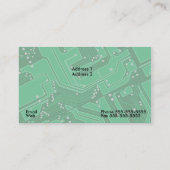 サーキットボードの名刺 名刺 (裏面)