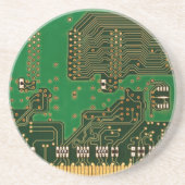 サーキットボードの背景のコースター コースター (正面)