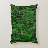 サーキットボードの背景 アクセントクッション (正面(垂直))