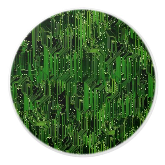 サーキットボードの背景 セラミックノブ (正面)