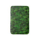 サーキットボードの背景 バスマット (正面縦)