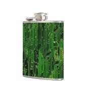 サーキットボードの背景 フラスク (左)