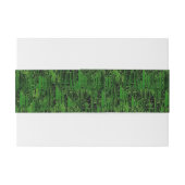 サーキットボードの背景 招待状ベリーバンド (裏面例)