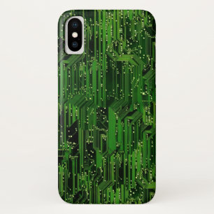 サーキットボードの背景 iPhone X ケース