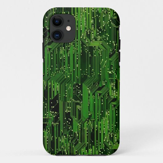 サーキットボードの背景 Case-Mate iPhoneケース (裏面)