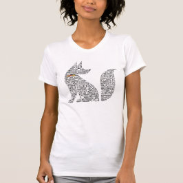 サーキットボード犬のイラストレーション Tシャツ
