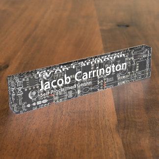 サーキットボード デスクネームプレート