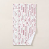 サーキットライン バスタオルセット (ハンドタオル)