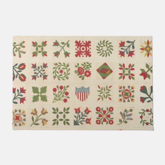 サーキット・ライダーのキルト ドアマット (正面)