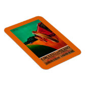 サーキトディミラノヴィンテージポスターヨーロッパ マグネット (右側)