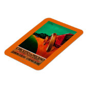 サーキトディミラノヴィンテージポスターヨーロッパ マグネット (左側)