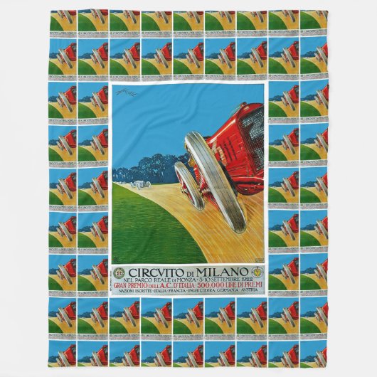 サーキトディミラノ フリースブランケット (正面)