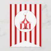 サーキュットテントパーティーフラグのバンティングバナーポストカード ポストカード (正面)