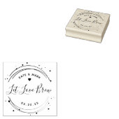 サーキュラモダンリーラブブリュー結婚式の引き出物 ラバースタンプ (押印)