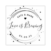 サーキュラモダンルラブは醸造結婚式の引き出物 ラバースタンプ (インプリント)