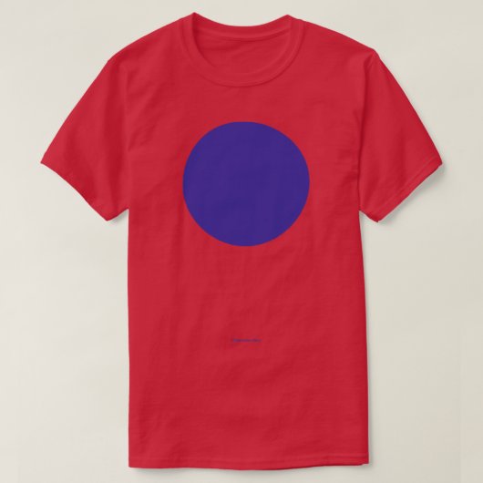 サーキュラークレイオラウルトラマリンブルー Tシャツ (デザイン正面)