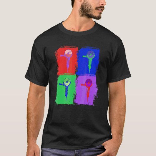 サーキュラーソー サワ 丸鋸 ポップアート Tシャツ (正面)