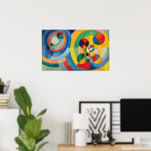 サーキュラー型枠byロバート・ドローネー ポスター (ホームオフィス)