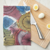 サーキュリーキッチンタオル キッチンタオル (四つ折り)