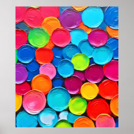 サークカラフルルバガンザアート ポスター