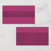 サークファンキース・ビジネス・カード、ピンク 名刺 (正面/裏面)