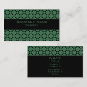 サークファンキース・ビジネス・カード、緑 名刺 (正面/裏面)