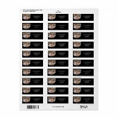 サークモダンフォトシンプルタイポグラフィ ラベル (フルシート)