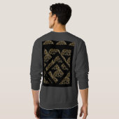 サークルの中心 digital ornament LS スウェットシャツ (裏面フル)