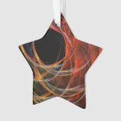 サークルアートアクリルスター抽象芸術ブレイク オーナメント (正面)