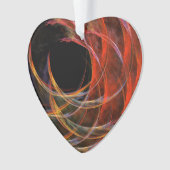 サークルアートアクリル抽象芸術のブレイク オーナメント (正面)