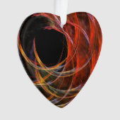 サークルアートアクリル抽象芸術のブレイク オーナメント (正面)