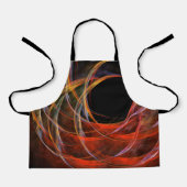 サークルアートエプロンの抽象芸術解除 エプロン (正面)