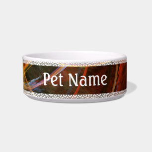 サークルアートキャットボウル抽象芸術を壊す ボウル