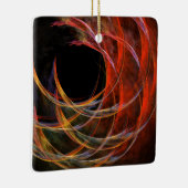 サークルアートスクエア抽象芸術のブレイキングオーナメント セラミックオーナメント (右)