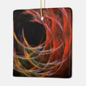 サークルアートスクエア抽象芸術のブレイキングオーナメント セラミックオーナメント (左)