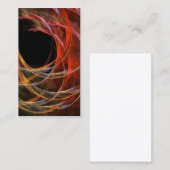 サークルアートビジネス抽象芸術カードの分割 名刺 (正面/裏面)
