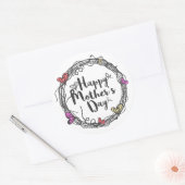 サークルウィズ/ハートハッピーマザーの日ステッカーシール ラウンドシール (封筒)