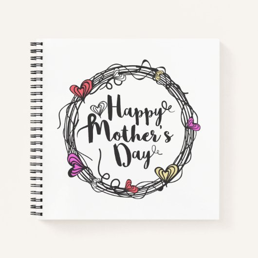 サークルウィズ/ハートハッピーマザーズデイ | ノートブック (正面)