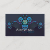 サークルウェーブダーク名刺 名刺 (裏面)