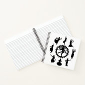 サークルオブインディアンダンスノートブック（正方形） ノートブック (内部)
