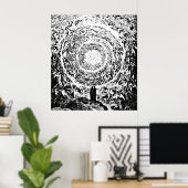 サークルオブエンジェルスダンテズパラダイスイラストレーション ポスター (ホームオフィス)