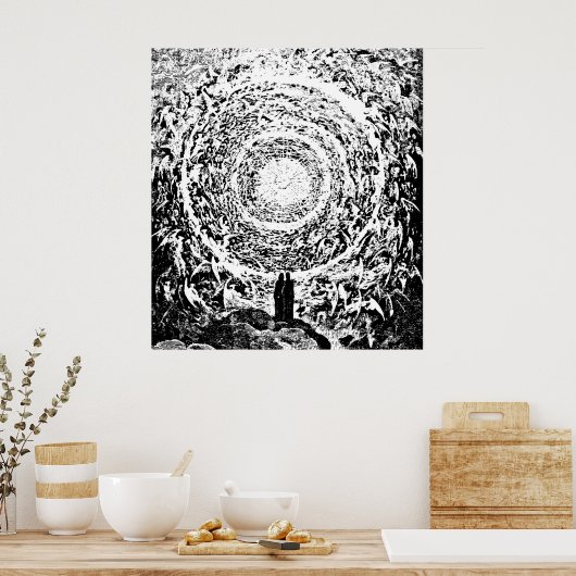 サークルオブエンジェルスダンテズパラダイスイラストレーション ポスター (キッチン)