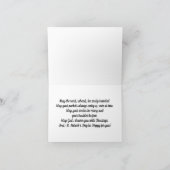 サークルオブシャムロックホリデーカード サンキューカード (内部)