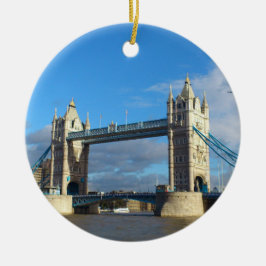 サークルオーナメントタワーブリッジロンドン セラミックオーナメント