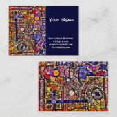 サークルカラフルモザイク南西クロスデザイン 名刺 (正面/裏面)
